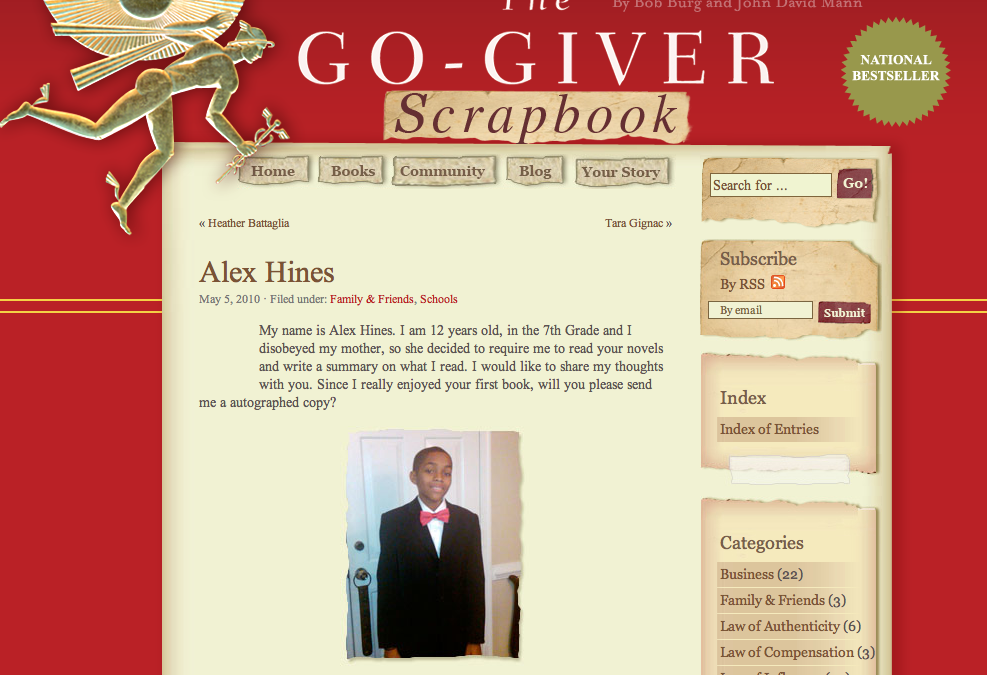 The Go-Giver Scrapbook